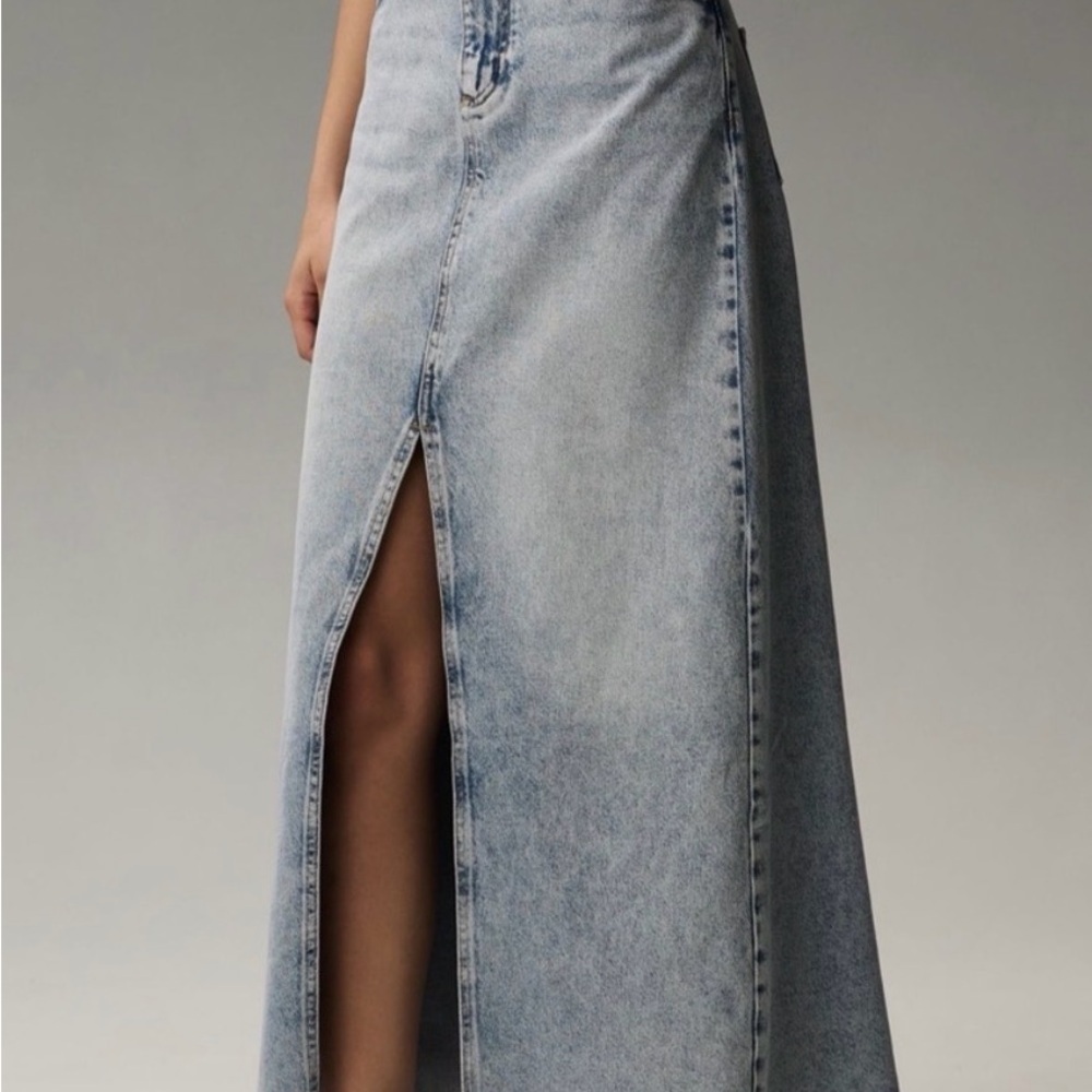Anthropologie’s Pilcro Madi Blue Denim Fabric - Picture 2 of 5